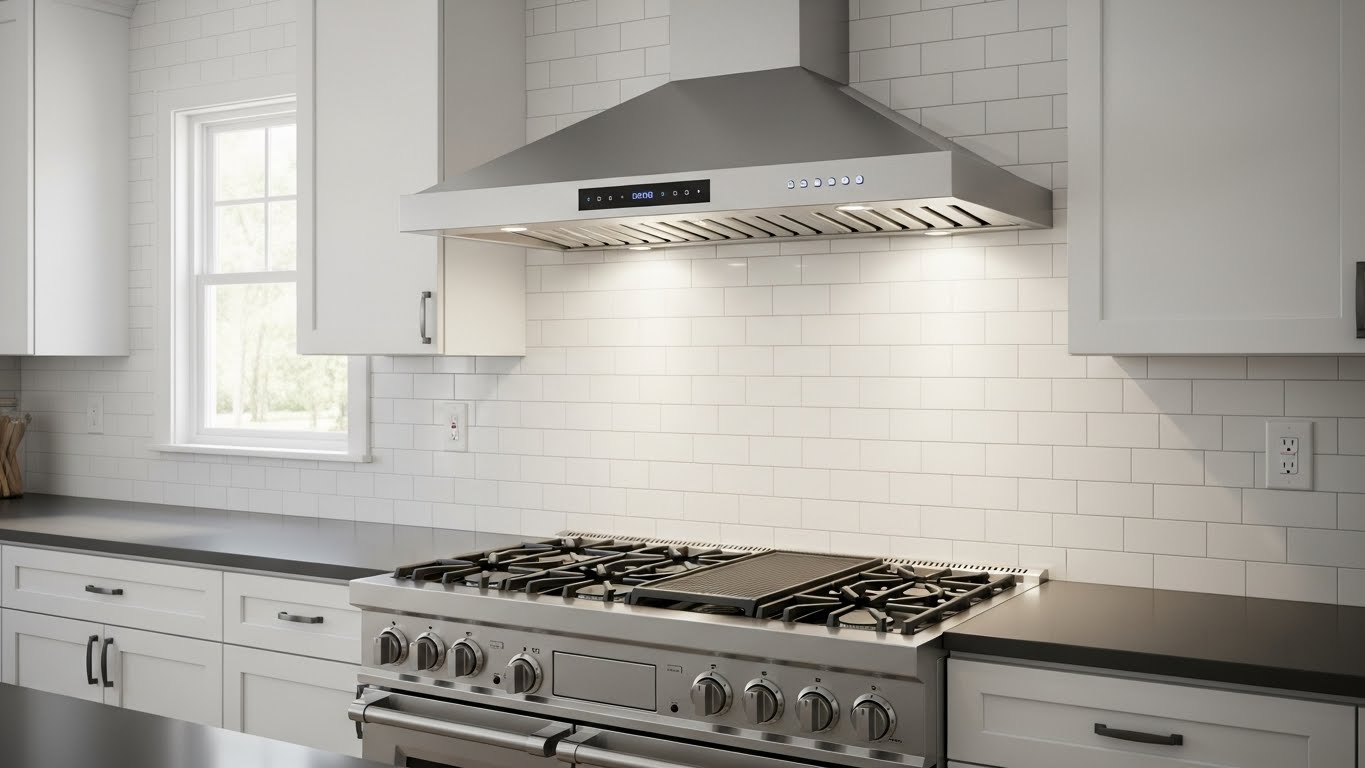 Wall Mount Range Hood by CIARRA: A Smart Blend of Power, Style, and Performance